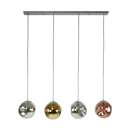 Hanglamp 4L stellar / Oud zilver