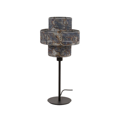 Tafellamp 1L lantern / Zwart bruin