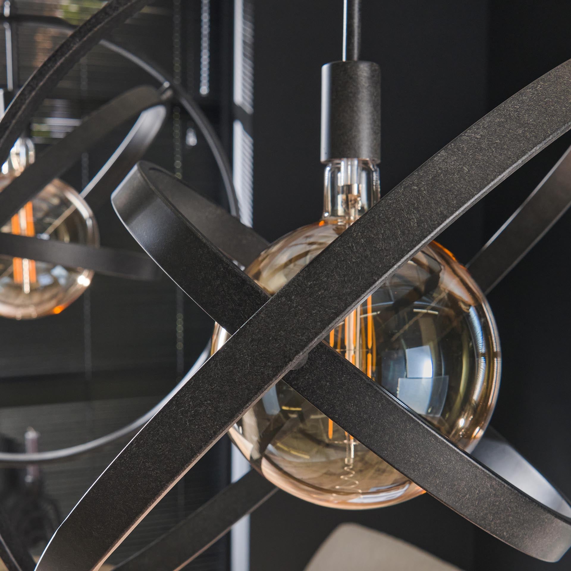 Hanglamp 2L Galaxy / Artic zwart