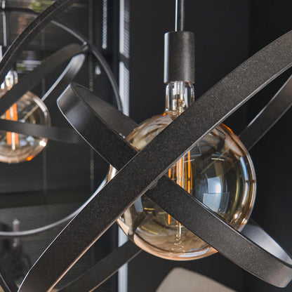 Hanglamp 2L Galaxy / Artic zwart