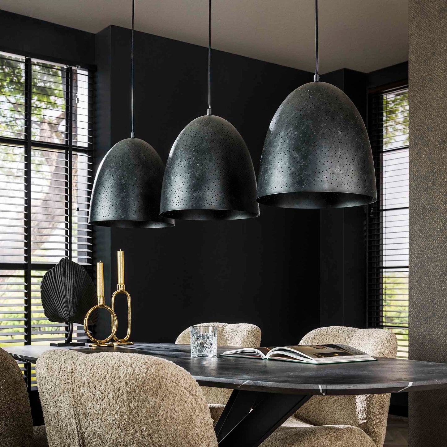 Hanglamp kosmos 3L / Charcoal