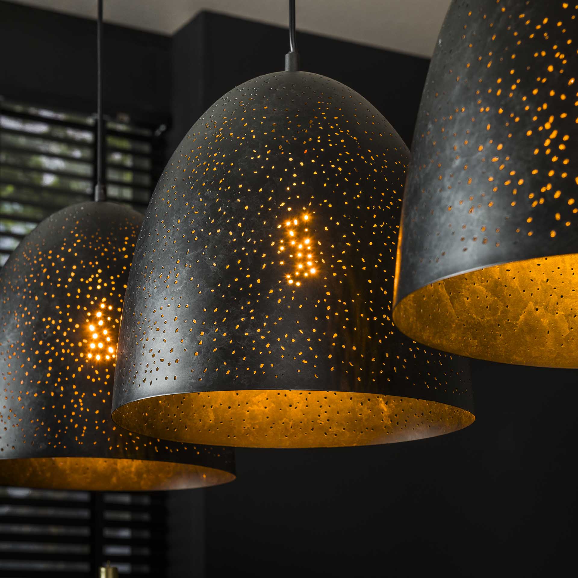 Hanglamp kosmos 3L / Charcoal