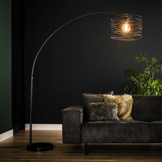 Booglamp Ø45 curl / Charcoal