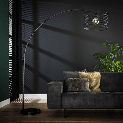 Booglamp Ø45 curl / Charcoal