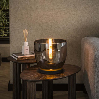 Vloerlamp UP L - 29x29x27 cm - Smoke grey glas