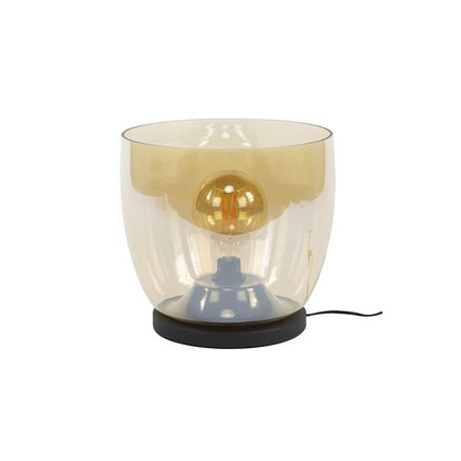 Vloerlamp UP XL - 33x33x32 cm - Amber Color Glas