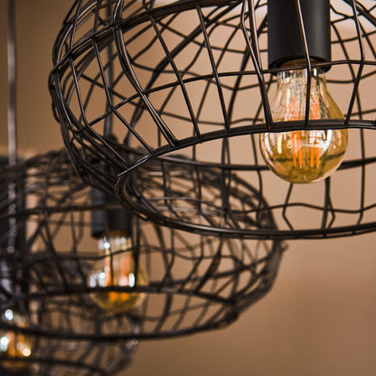 Hanglamp 4L connect XL / Zwart bruin
