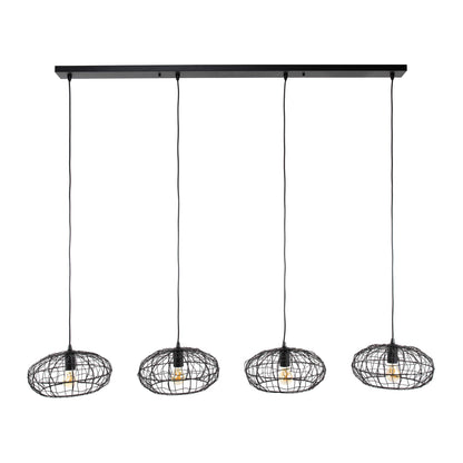 Hanglamp 4L connect XL / Zwart bruin