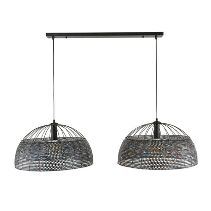 Hanglamp 2L armor Ø60 / Zwart bruin