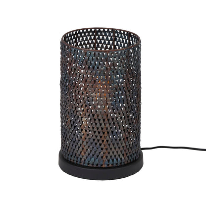 Tafellamp armor tube / Zwart bruin