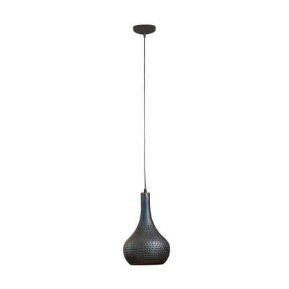 Hanglamp 1x industry concrete kegel/Zwart bruin