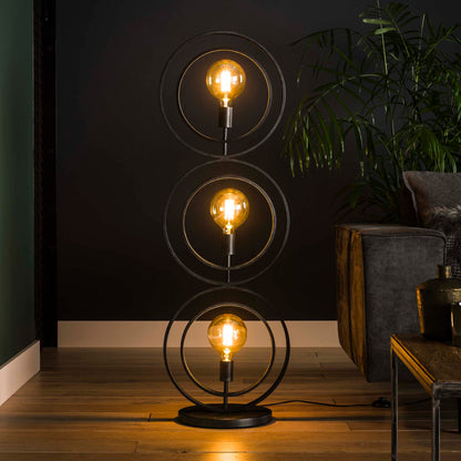 Vloerlamp 3L Turn around / Charcoal