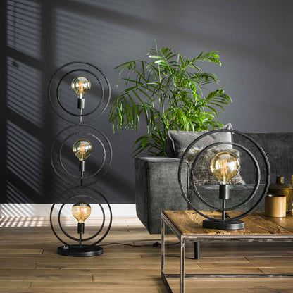 Vloerlamp 3L Turn around / Charcoal