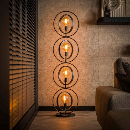 Vloerlamp 4L Turn Around XL - 40x30x163 cm - Charcoal