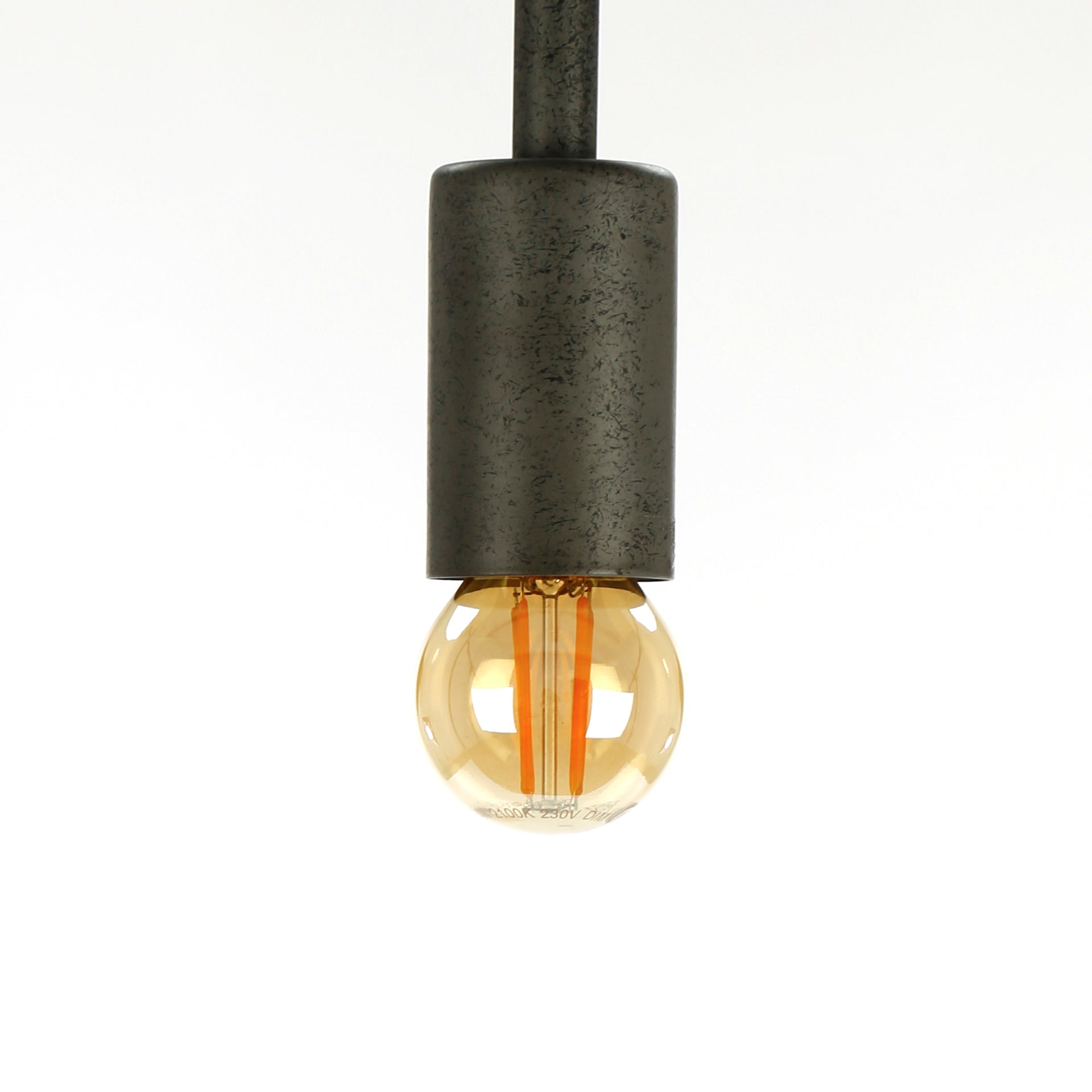 Lichtbron LED [G45] filament bol Ø4 5 - E27 4W 2100K 280lm dimbaar / Amberkleurig glas