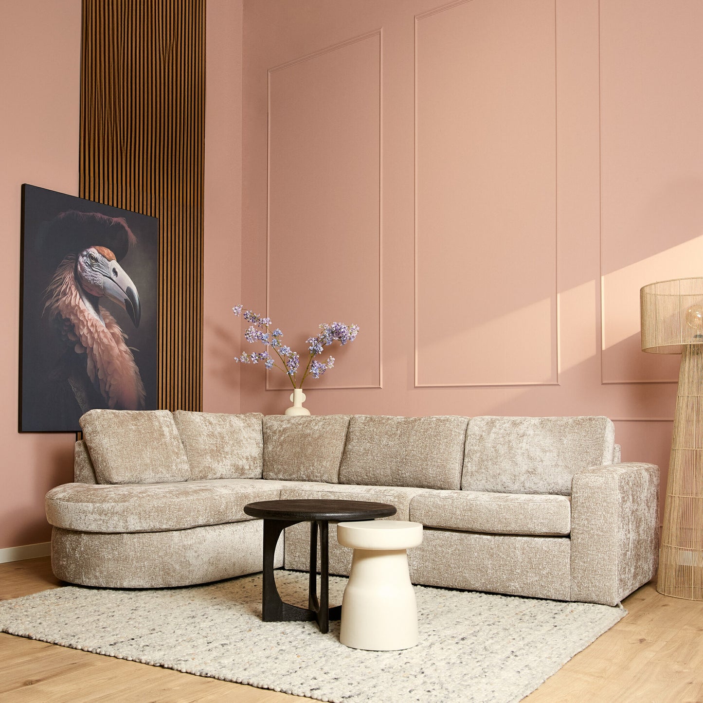 MySofa Alma | Divan Links + 2,5 zits | Beige