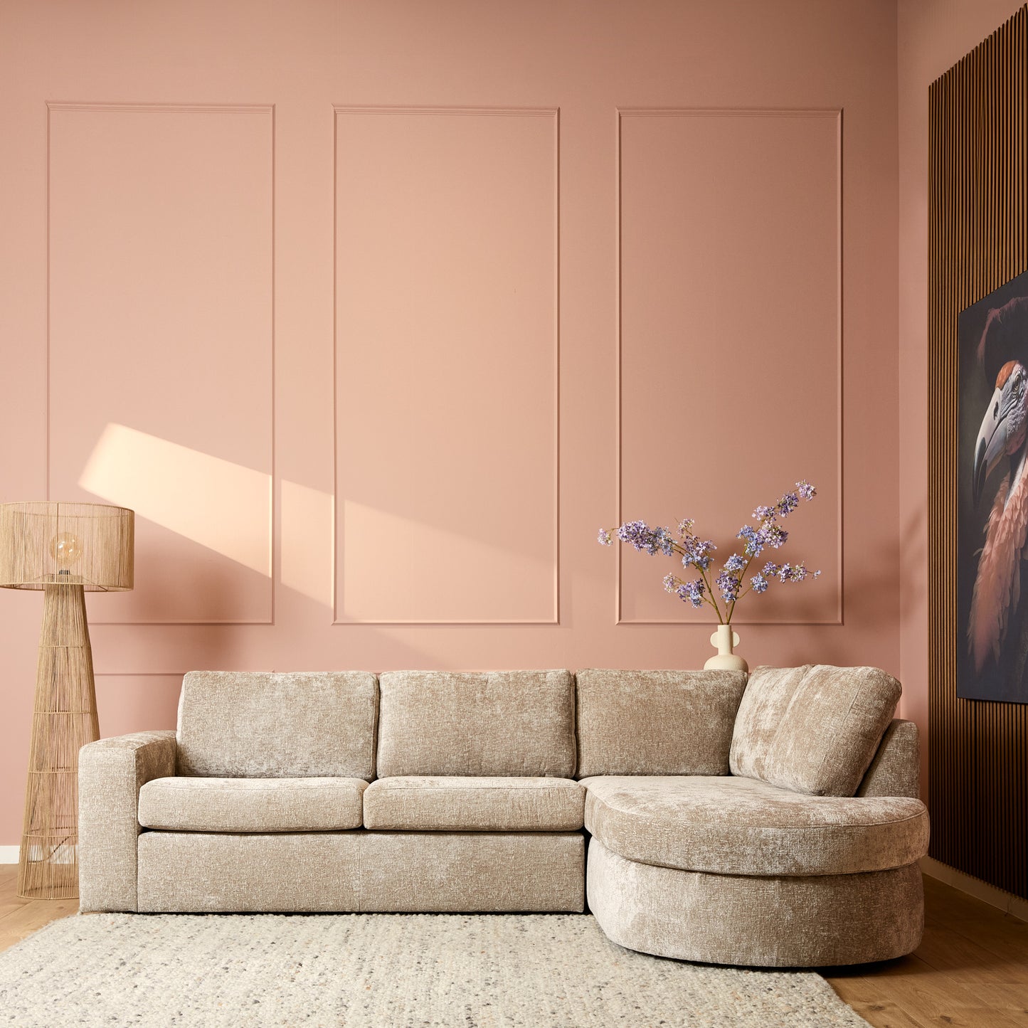 MySofa Alma | 2,5 zits + Divan Rechts | Beige