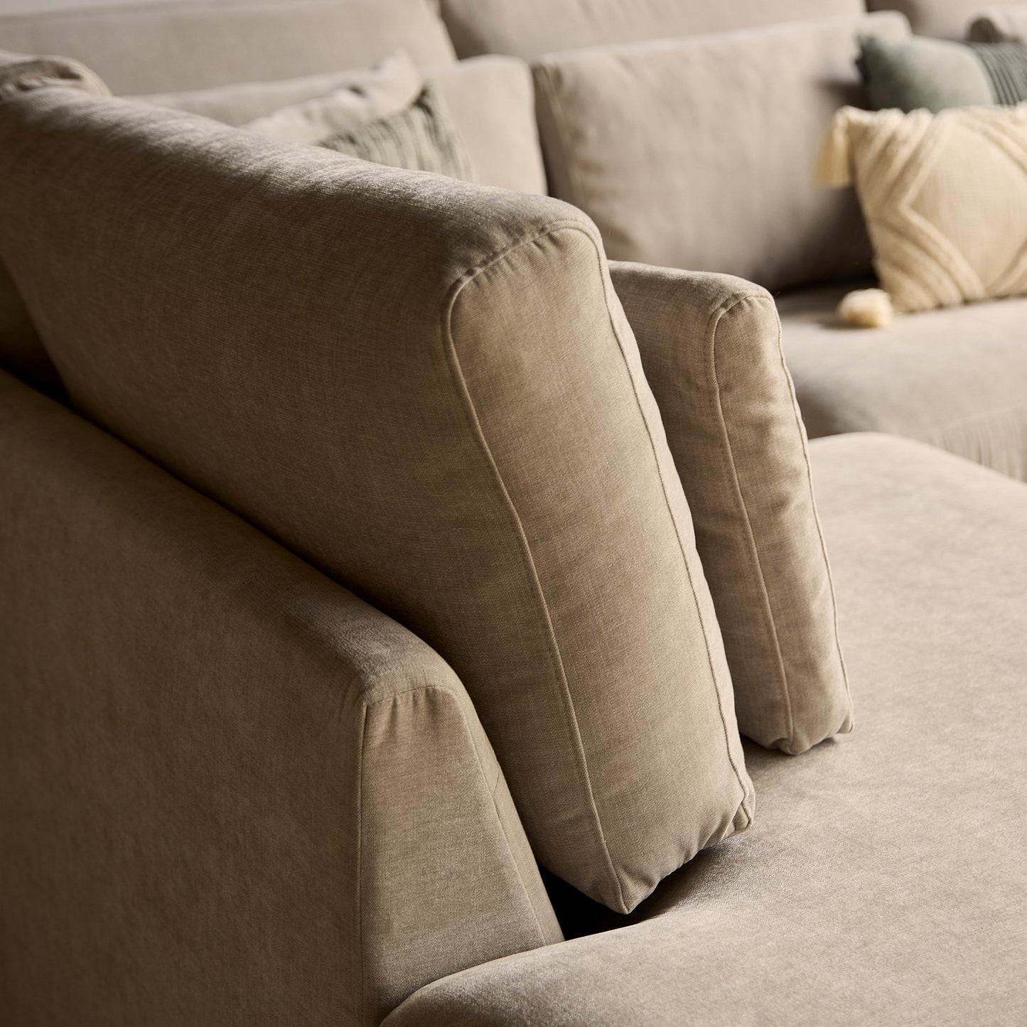 MySofa Jesse | Ottomane Links + 2,5 zits | Beige