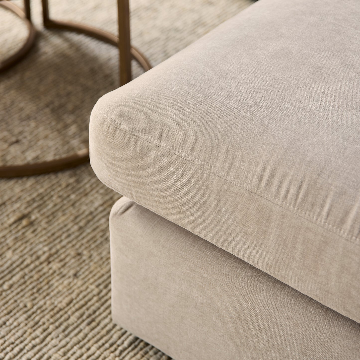 MySofa Jesse | 2,5 zits + Ottomane Rechts | Beige