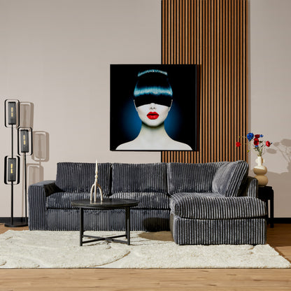 MySofa Teddy | 2,5 zits + Divan Rechts | Antraciet