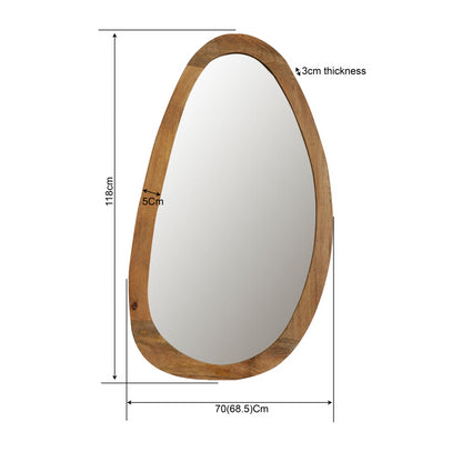 Spiegel Lou | 70 cm | Naturel