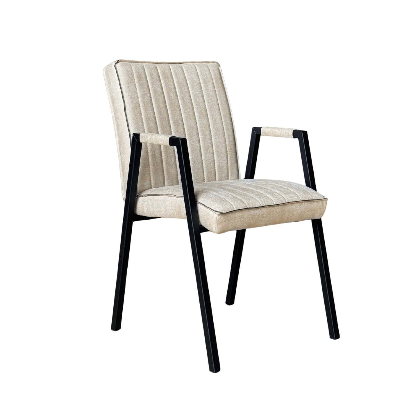 Eetkamerstoel Tivoli Bull | Beige | Met armleuning