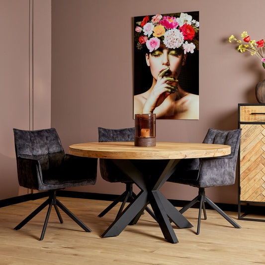 Eettafel Denver | 120 cm | Rond