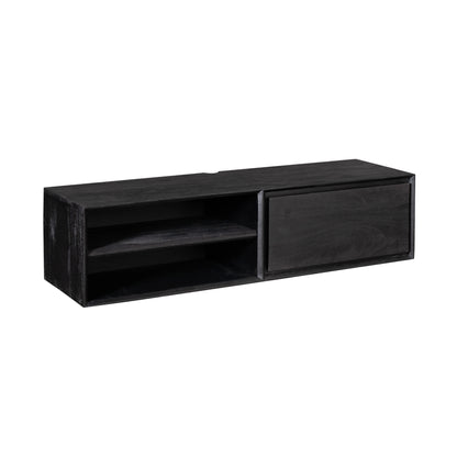 Zwevend tv meubel Ambiance Black | 120 cm