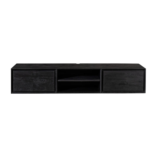 Zwevend tv meubel Ambiance Black | 160 cm