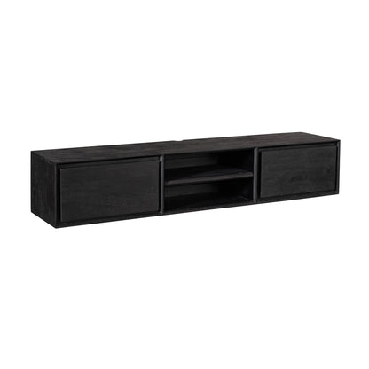 Zwevend tv meubel Ambiance Black | 160 cm