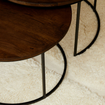 Salontafel Madison Brown | 70 cm | set van 2