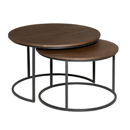 Salontafel Madison Brown | 70 cm | set van 2