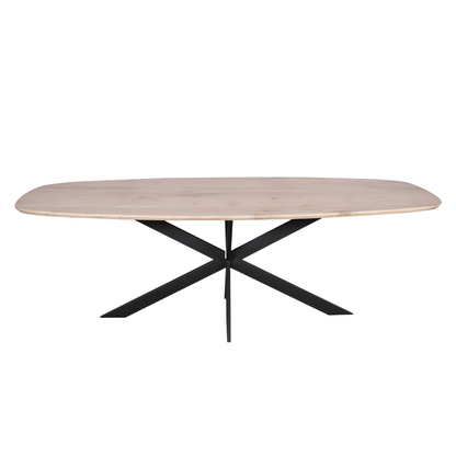 Eiken eettafel Ferris | Deens Ovaal 240 cm | Naturel