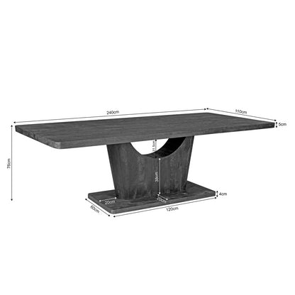 Eettafel Voco | 240 cm | Brown