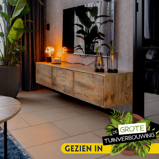 Zwevend tv meubel Vision Naturel | 160 cm