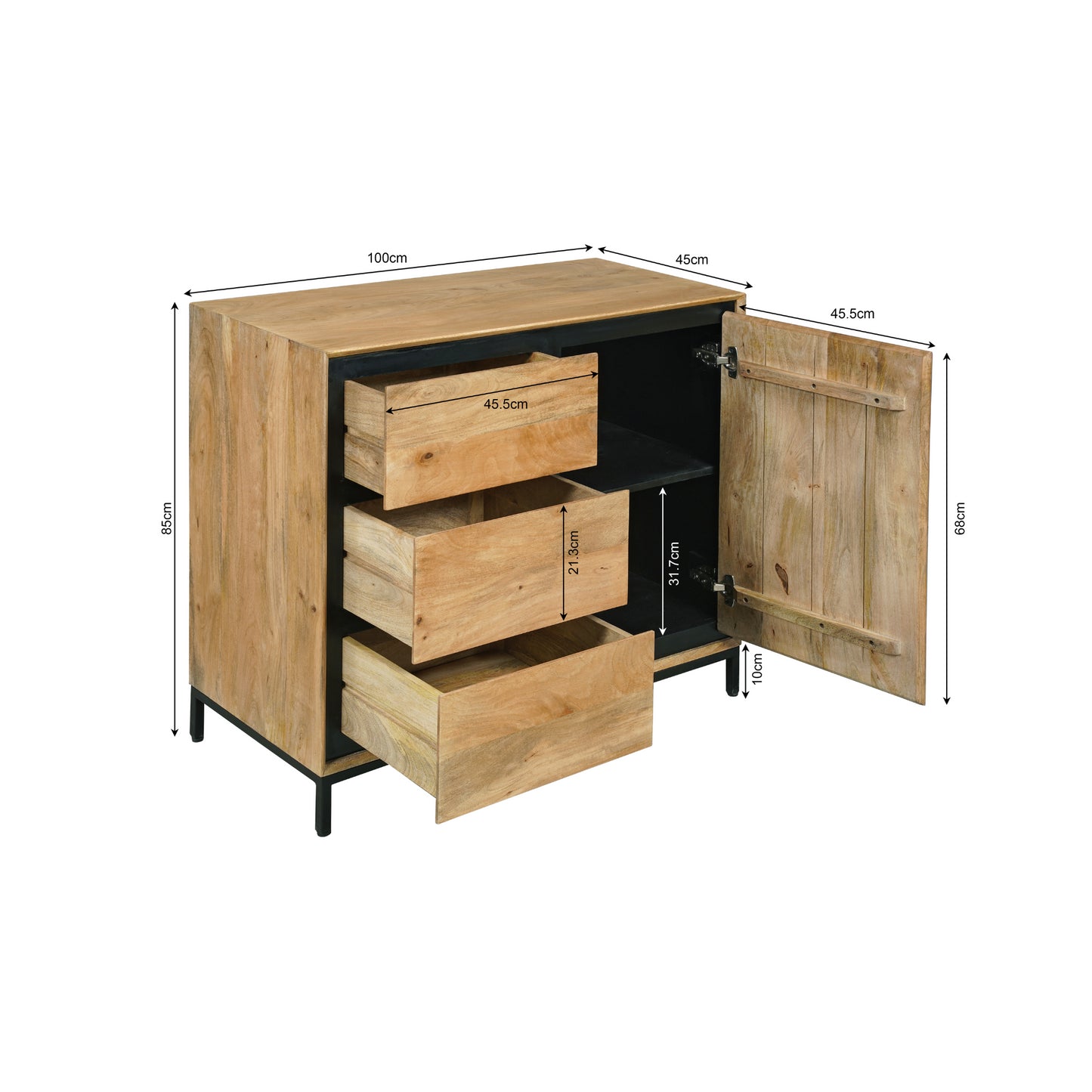 Kabinet kast RichWood | 100 cm
