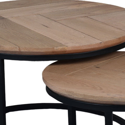 Salontafel Otik Natural Oak | 70 cm | set van 2