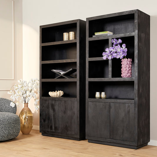 Vakkenkast Brussel Black | 90 cm