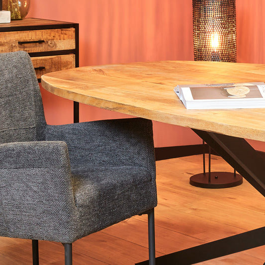 Eettafel Elegance 200 cm | Deens ovaal