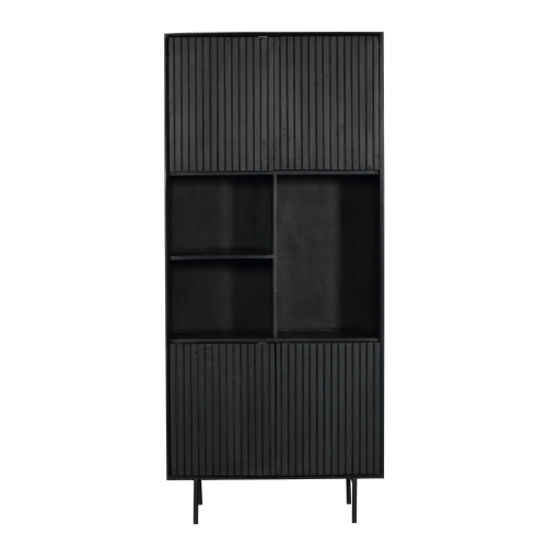 Vakkenkast Madison Black | 90 cm
