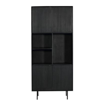 Vakkenkast Madison Black | 90 cm