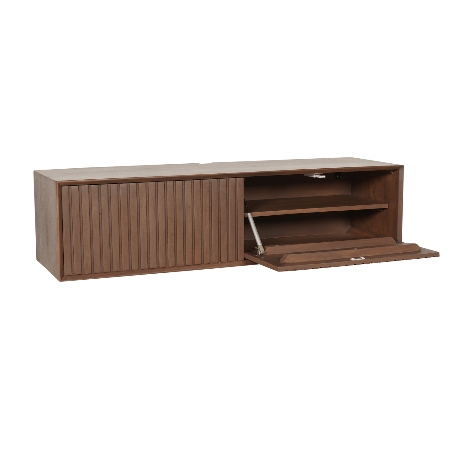Zwevend tv meubel Madison Walnut | 120 cm