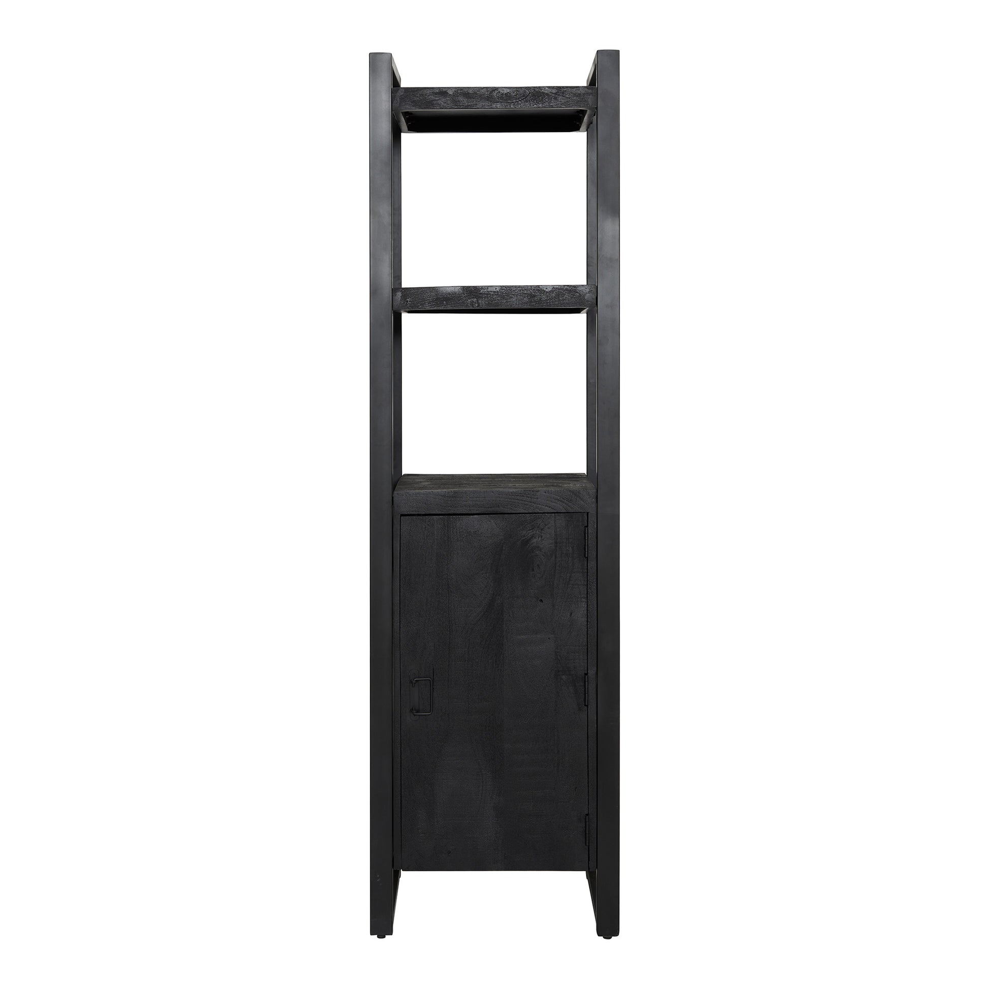 Boekenkast Boaz Black 1 deur | 55 cm