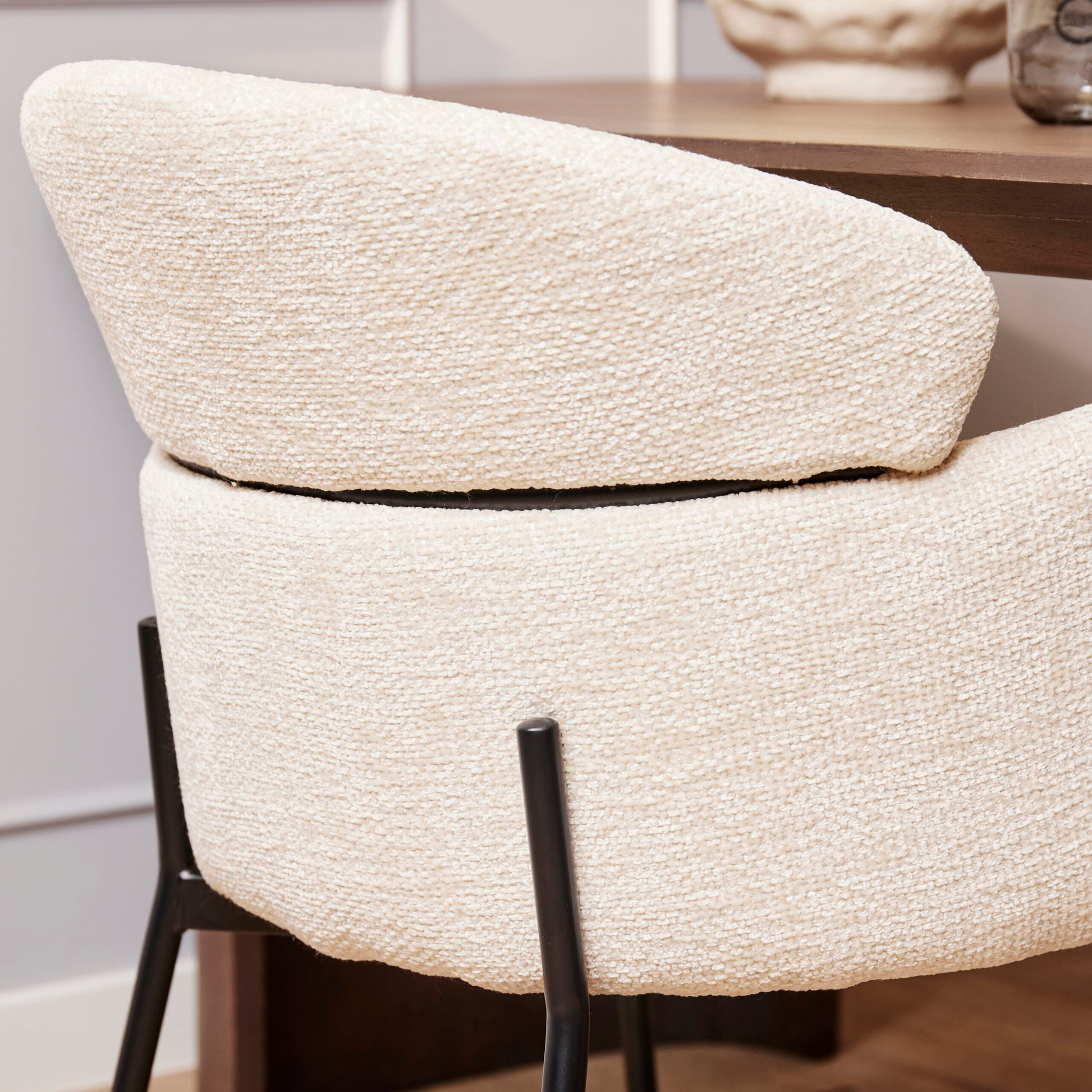 Eetkamerstoel Otis | White | Met armleuning