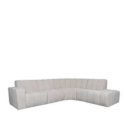 Bank Vitoro Ottomane Rechts Voorstaand 128x98x82 cm