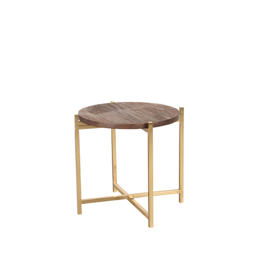 Bijzettafel Dox - Espresso - Mangohout