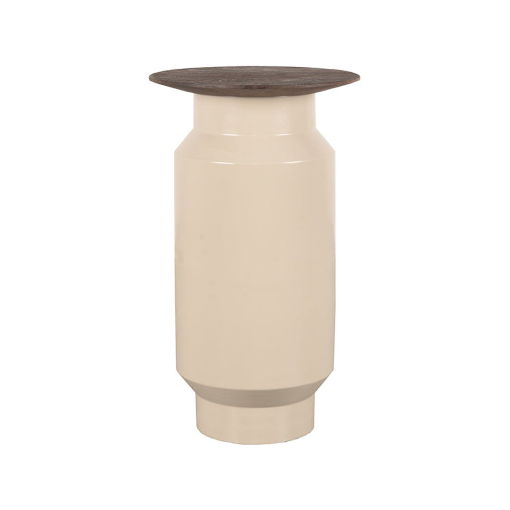 Bijzettafel Jik - Beige - Mangohout