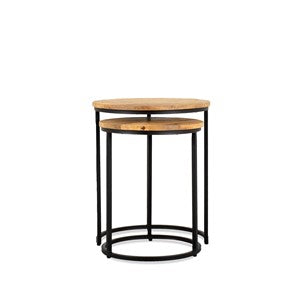 Bijzettafel Rond Set van 2 46/39