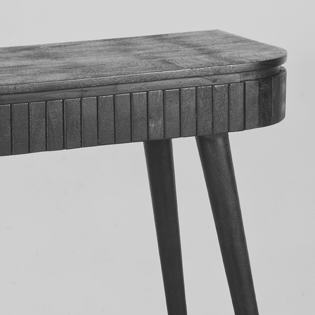 Bureau Nils - Zwart - Mangohout