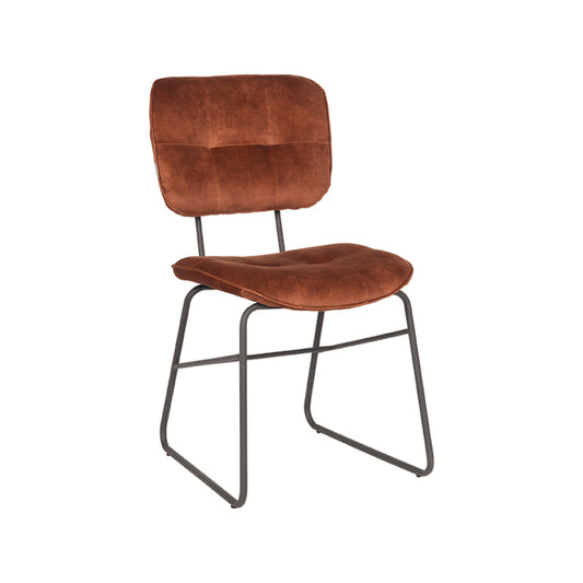 Eetkamerstoel Dez - Rust - Velours
